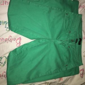 Bebe green pants